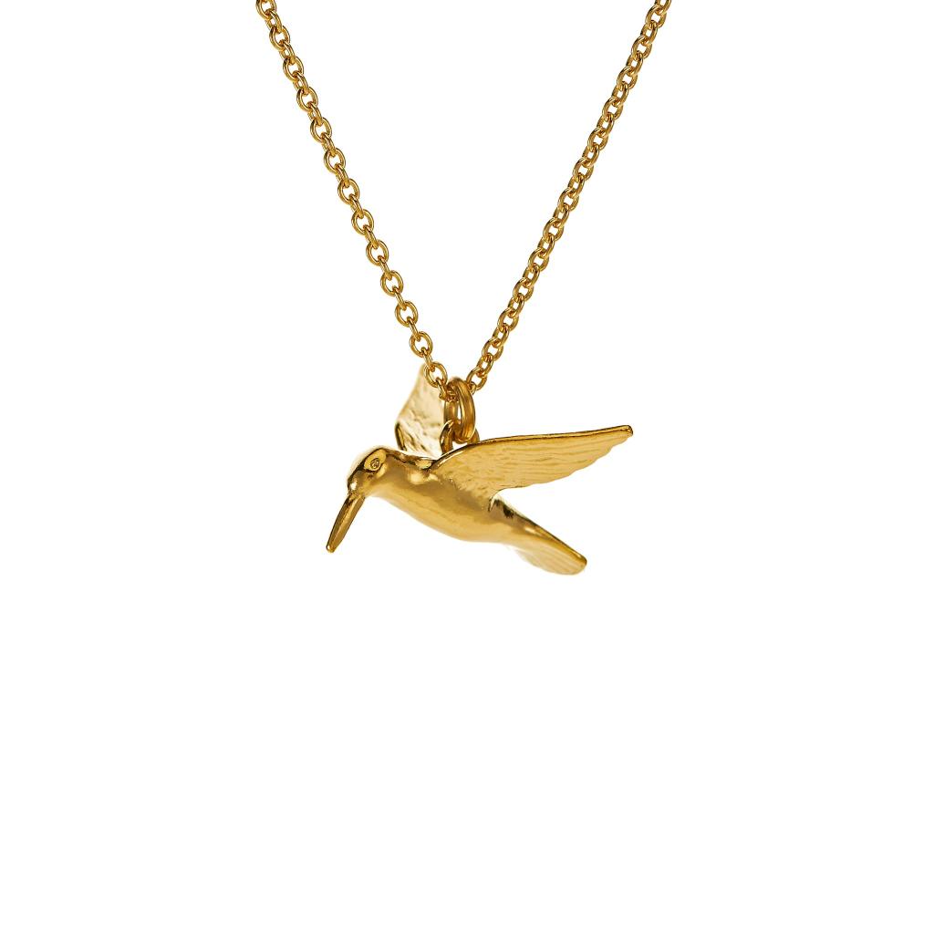 A.M. Hummingbird Necklace Gold