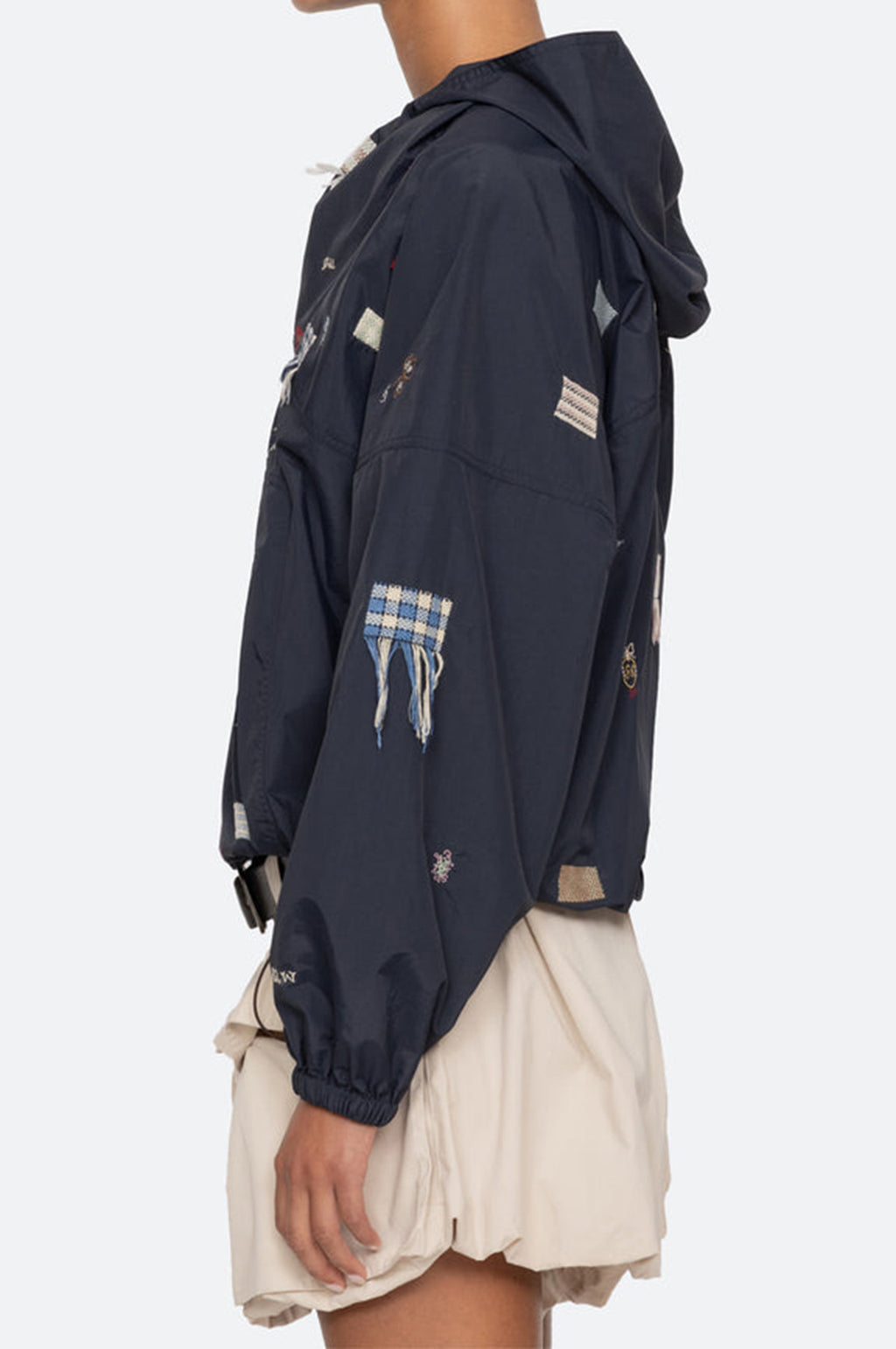 Claira Emb Anorak Navy