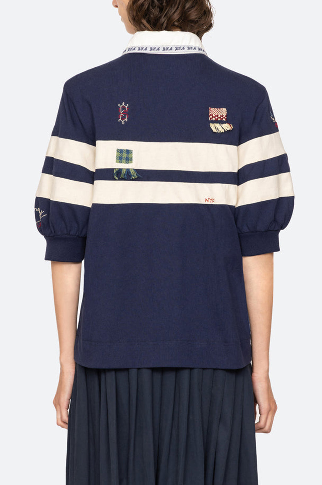 Claira Emb Rugby Shirt Multi