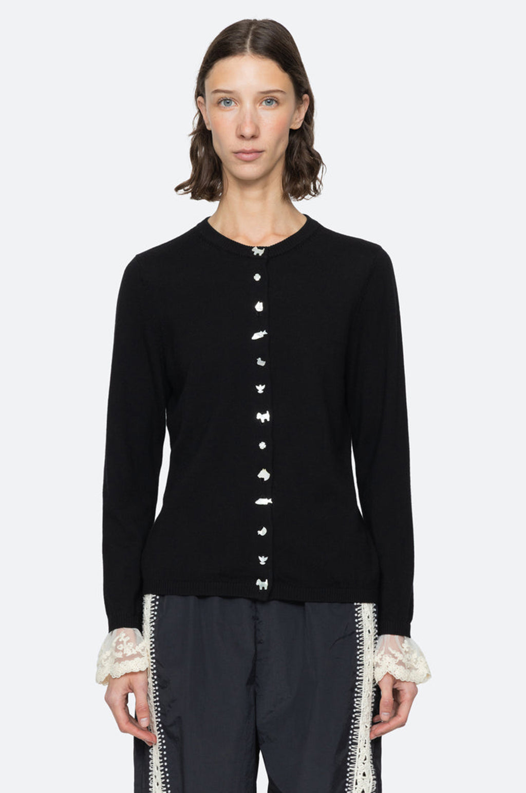 Diane Knit Cardigan Black