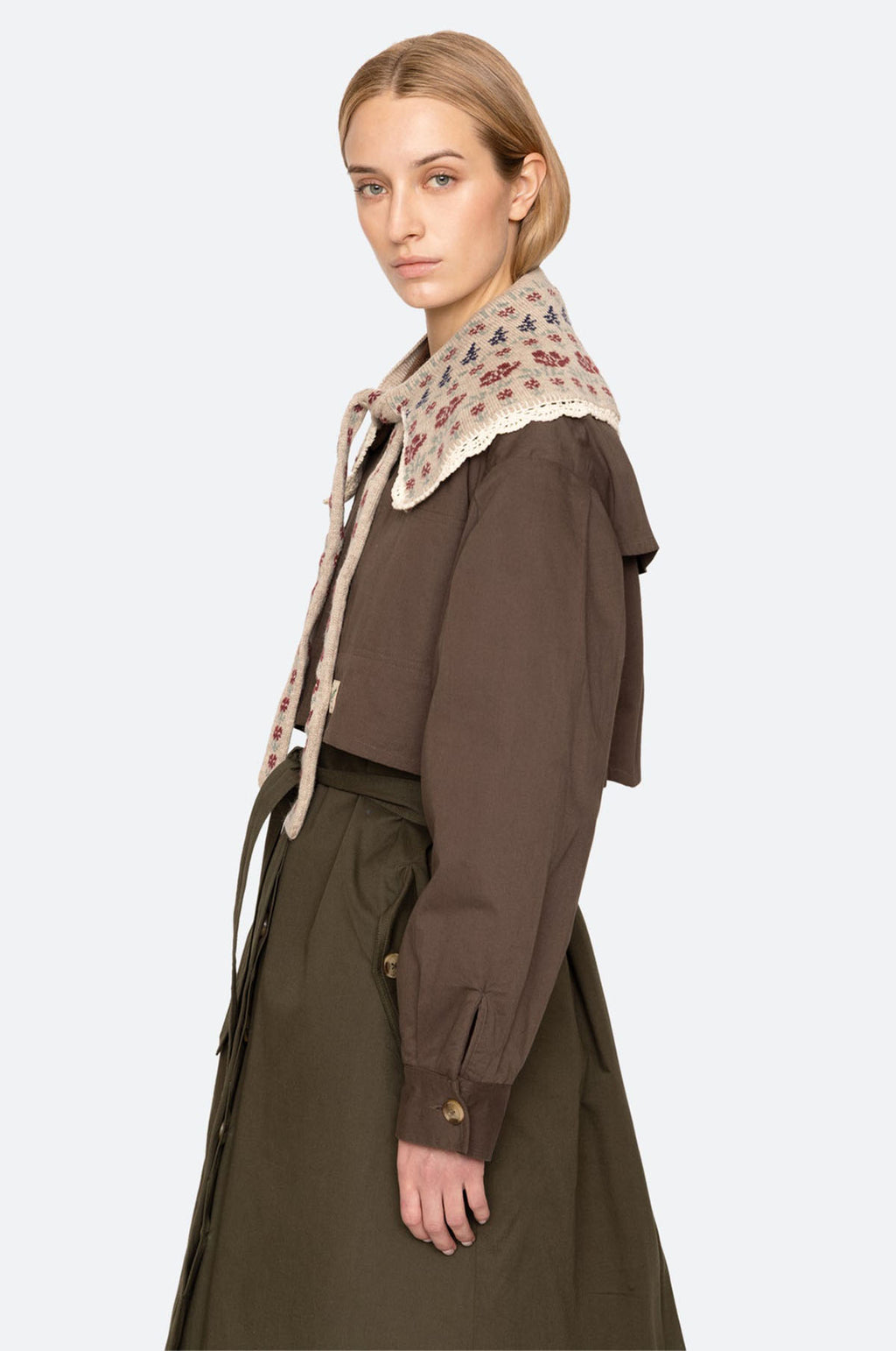 Preston Knit Collar Cream