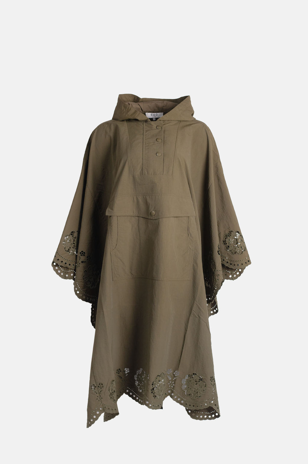 Sea New York Vittoria Eyelet Anorak Olive.