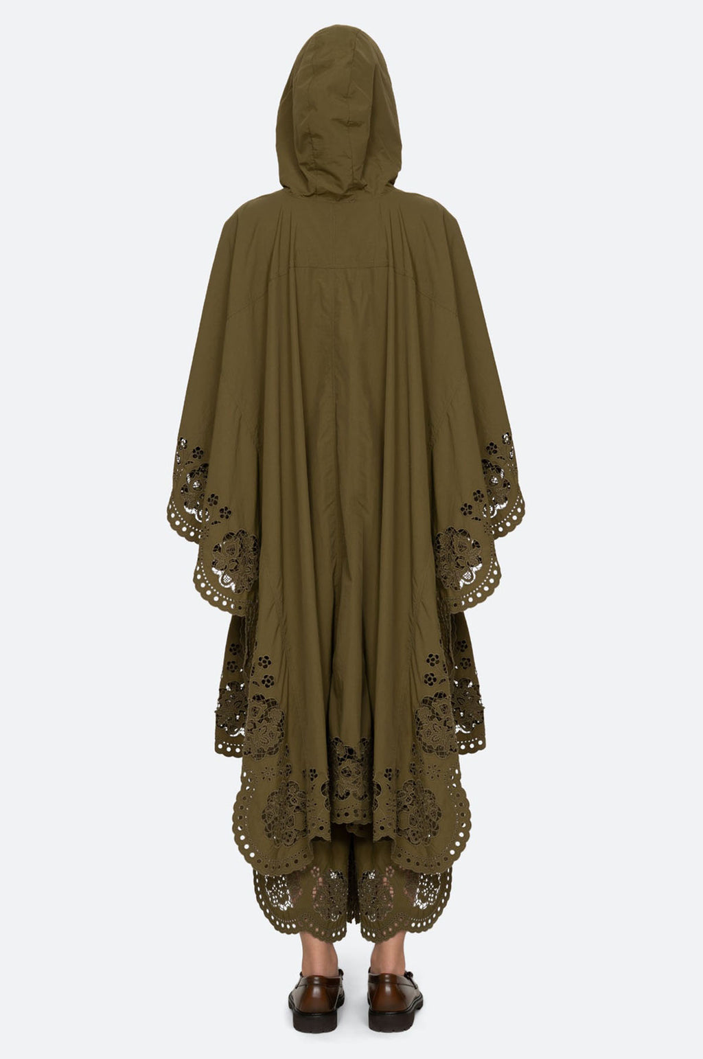Vittoria Eyelet Anorak Olive