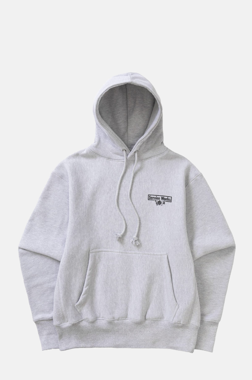 Service Works Trademark Hoodie Heather Grey.