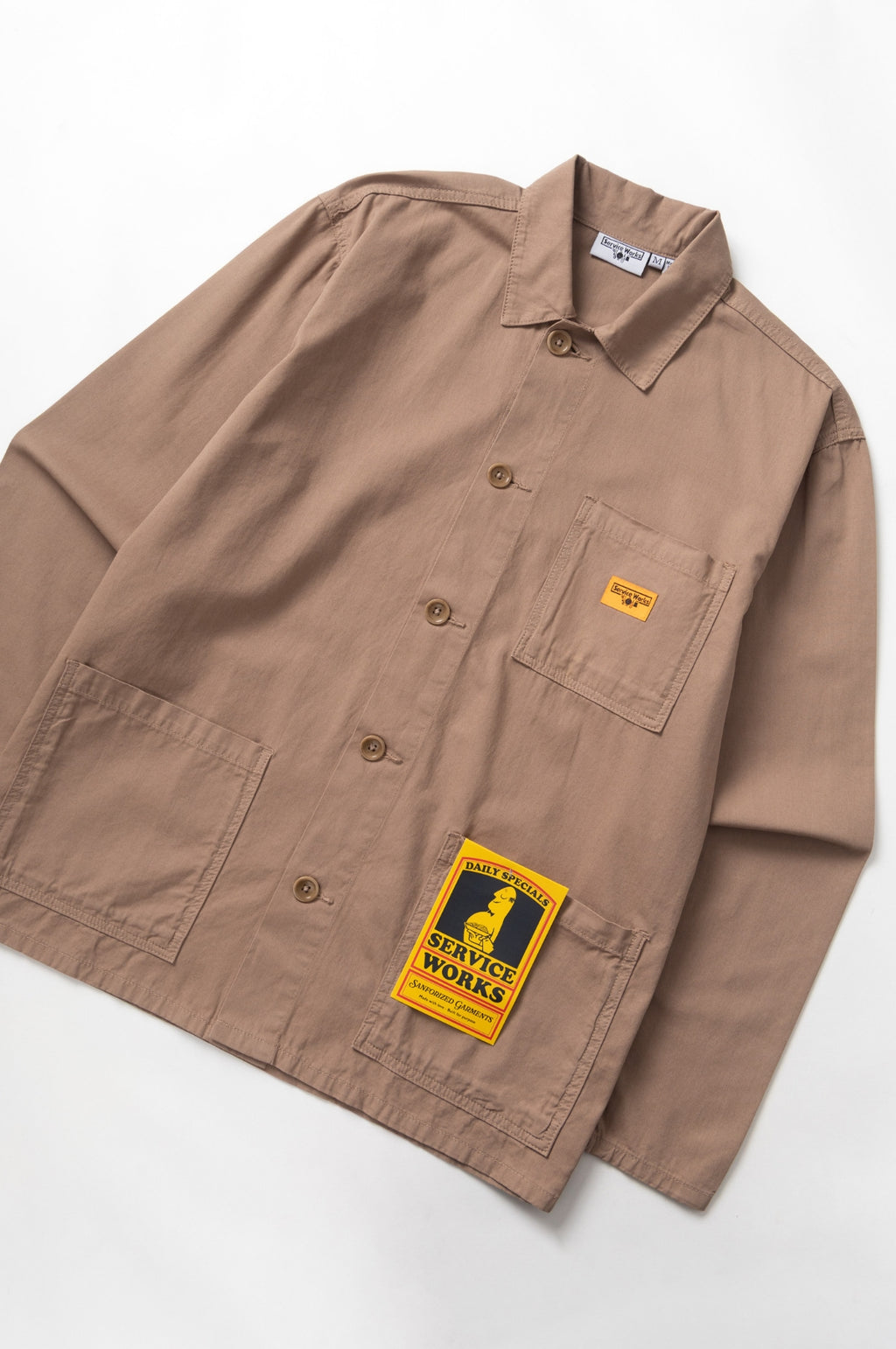 Twill Chore Shirt Mushroom
