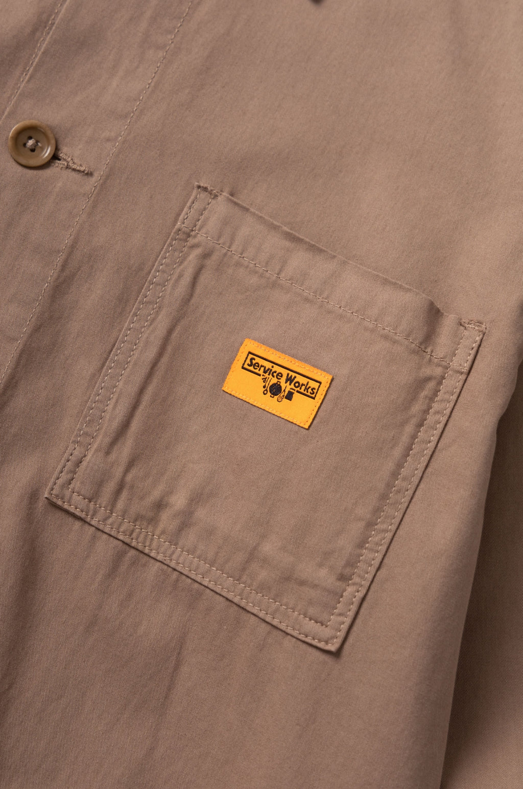 Twill Chore Shirt Mushroom