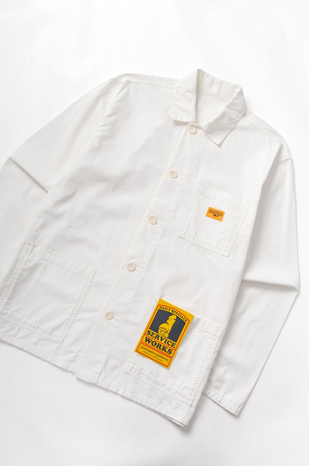 Twill Chore Shirt Off-White