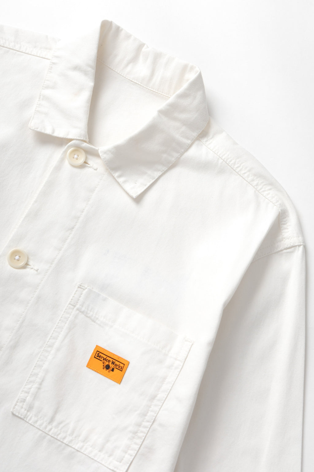 Twill Chore Shirt Off-White