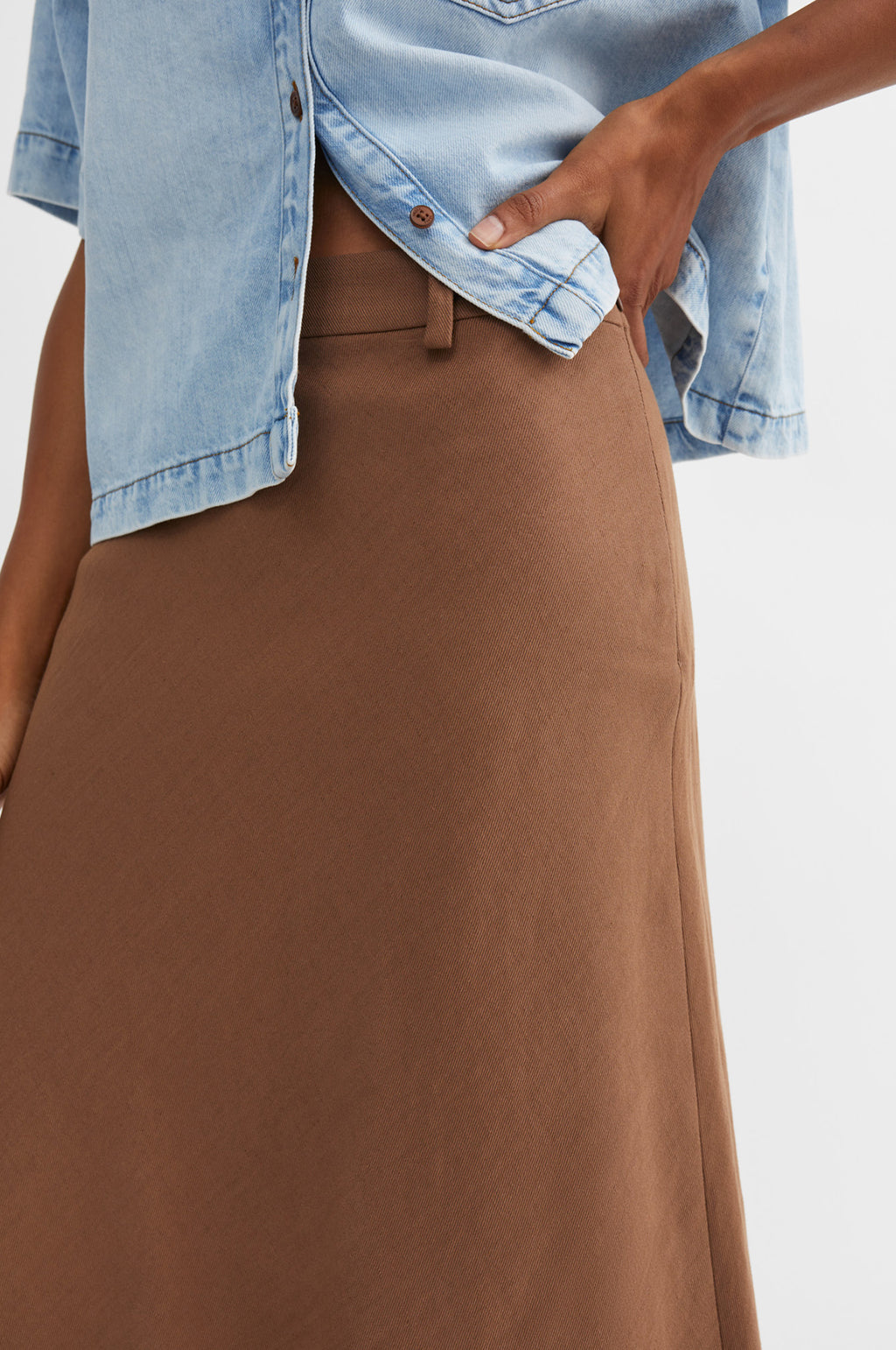 Emina Skirt Warm Brown