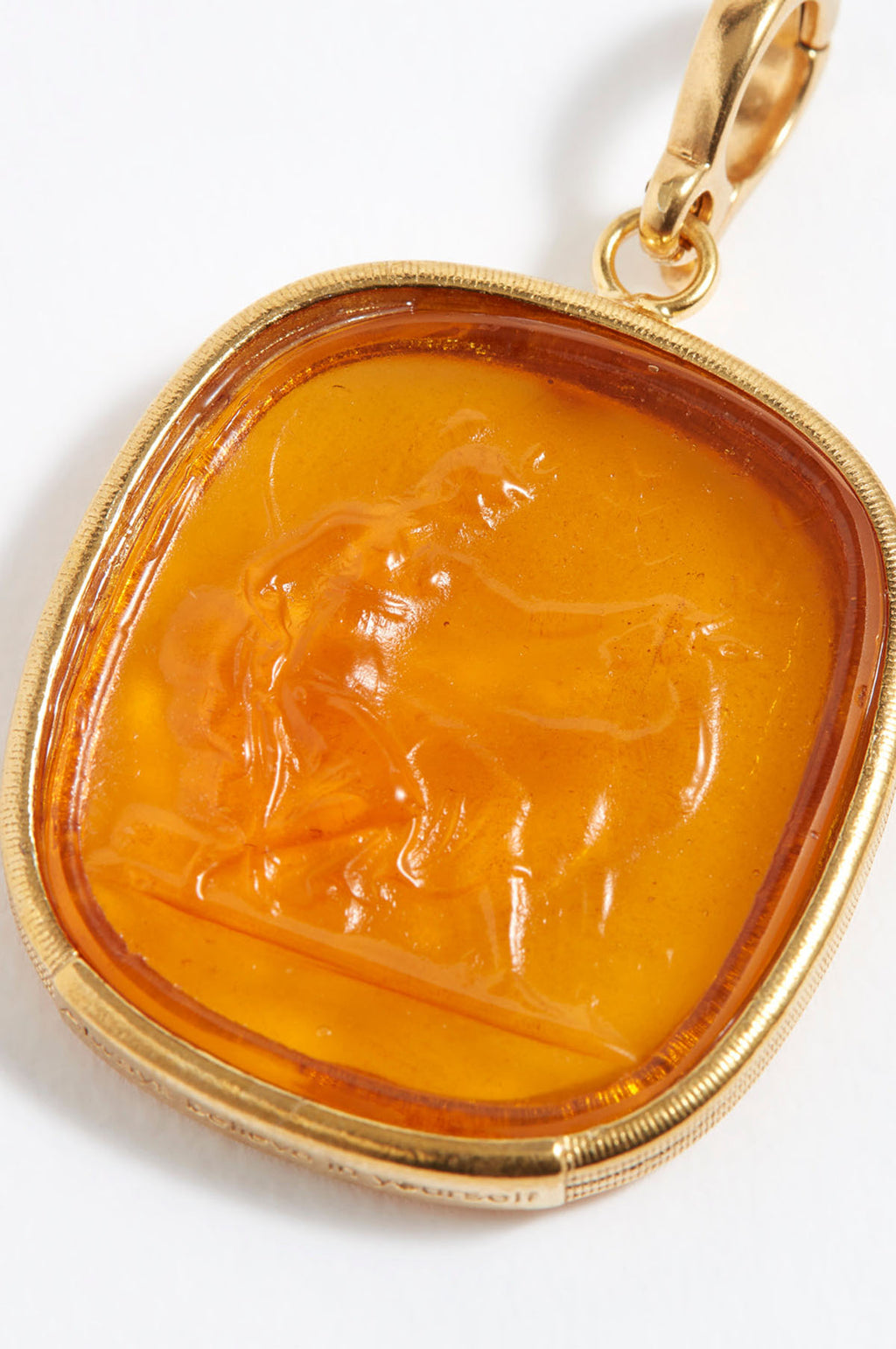 Guidance Talisman Charm Amber