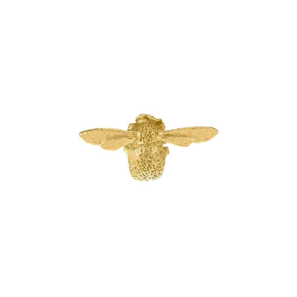 A.M. Teeny Weeny Bee Single Stud Earring 18ct Solid Gold