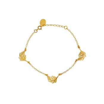 A.M. Three Feather Bracelet Gold
