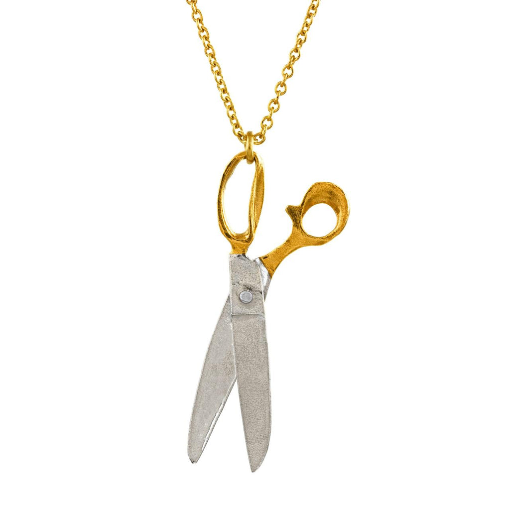 A.M. Shearing Scissors Necklace