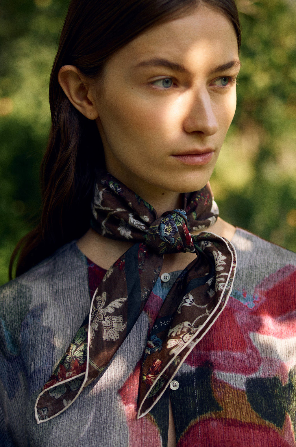 Light Eliza Scarf Brown