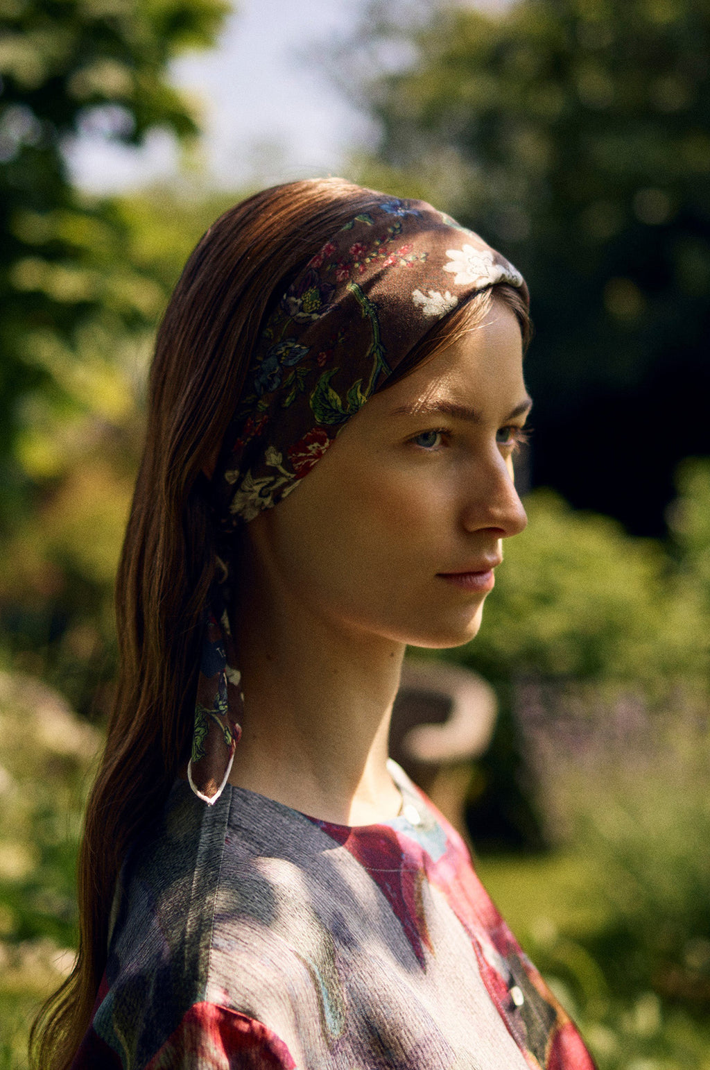 Light Eliza Scarf Brown