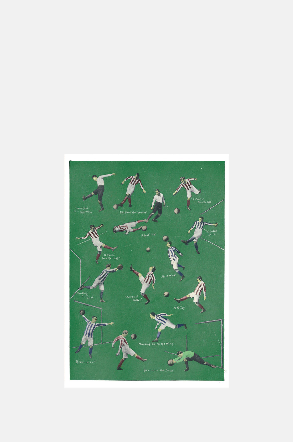 The Pattern Book Football Association Game Greeting Card.