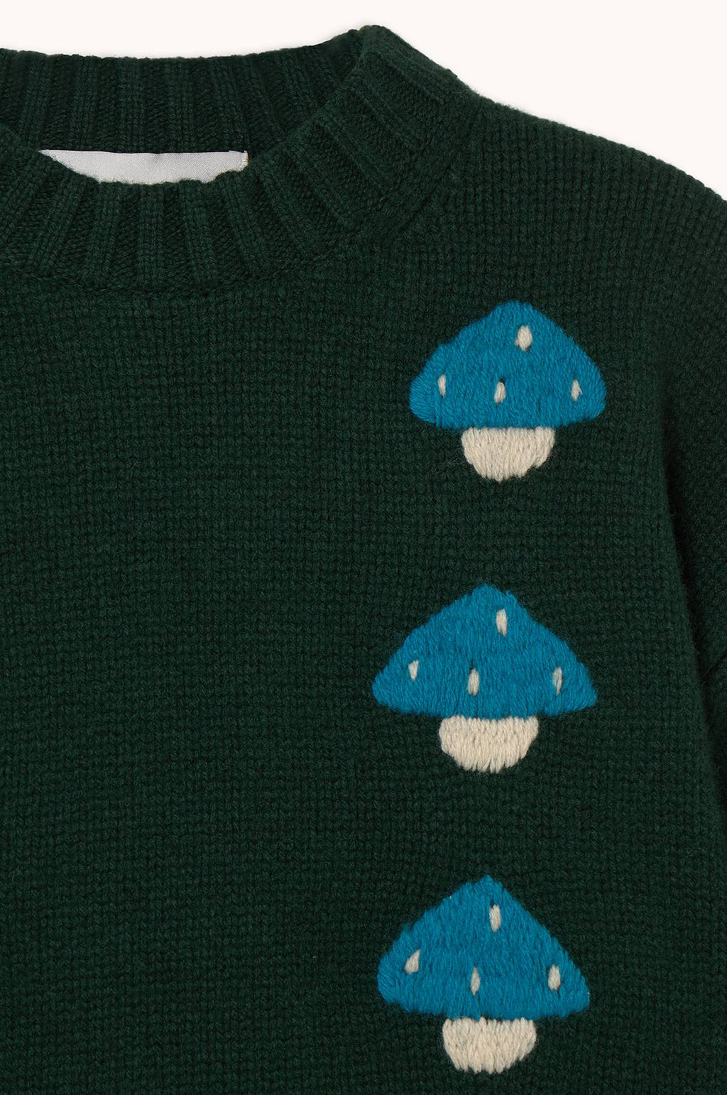 Mushrooms Sweater Ink Blue