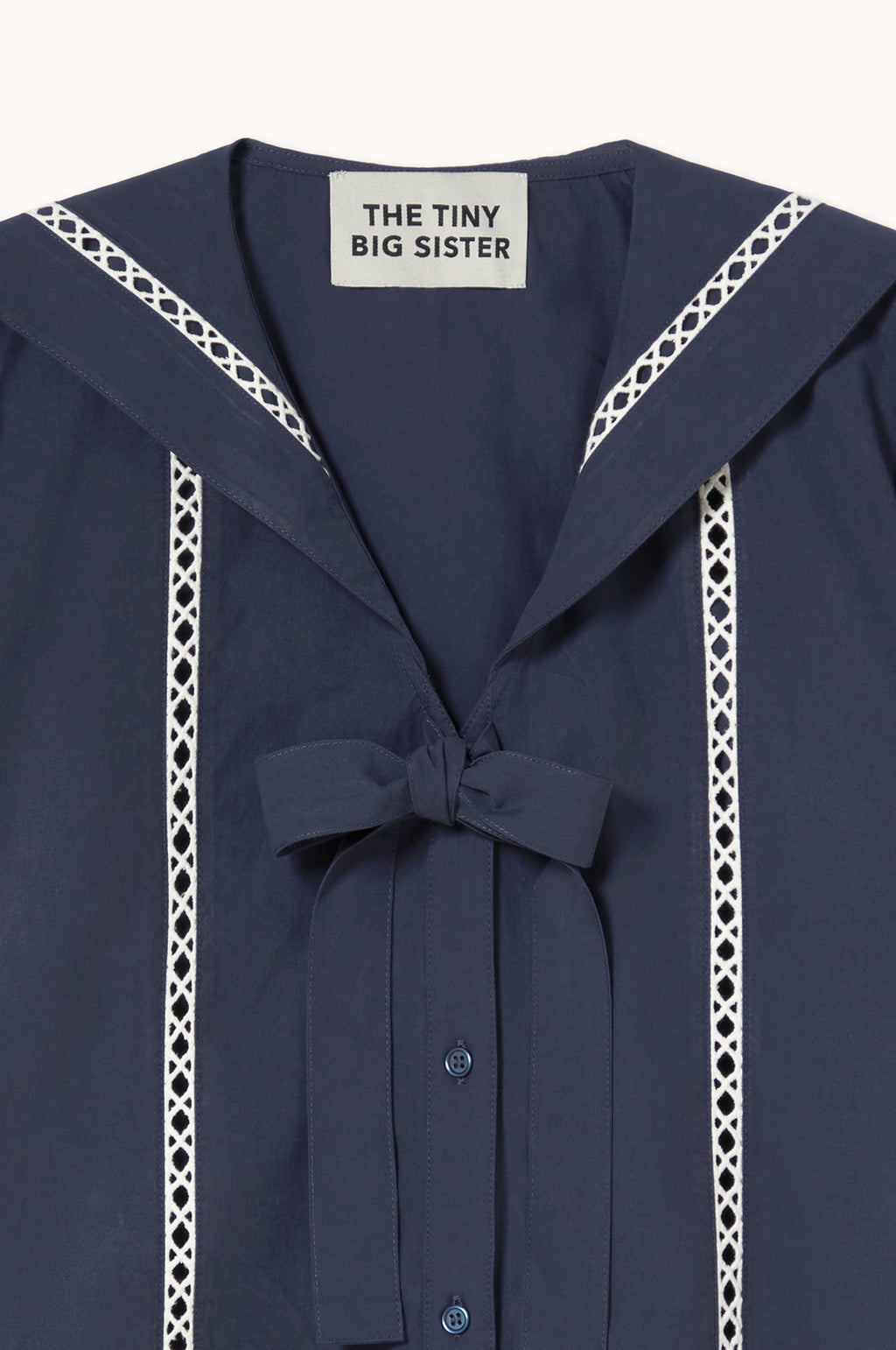 Sailor Neck Blouse Navy