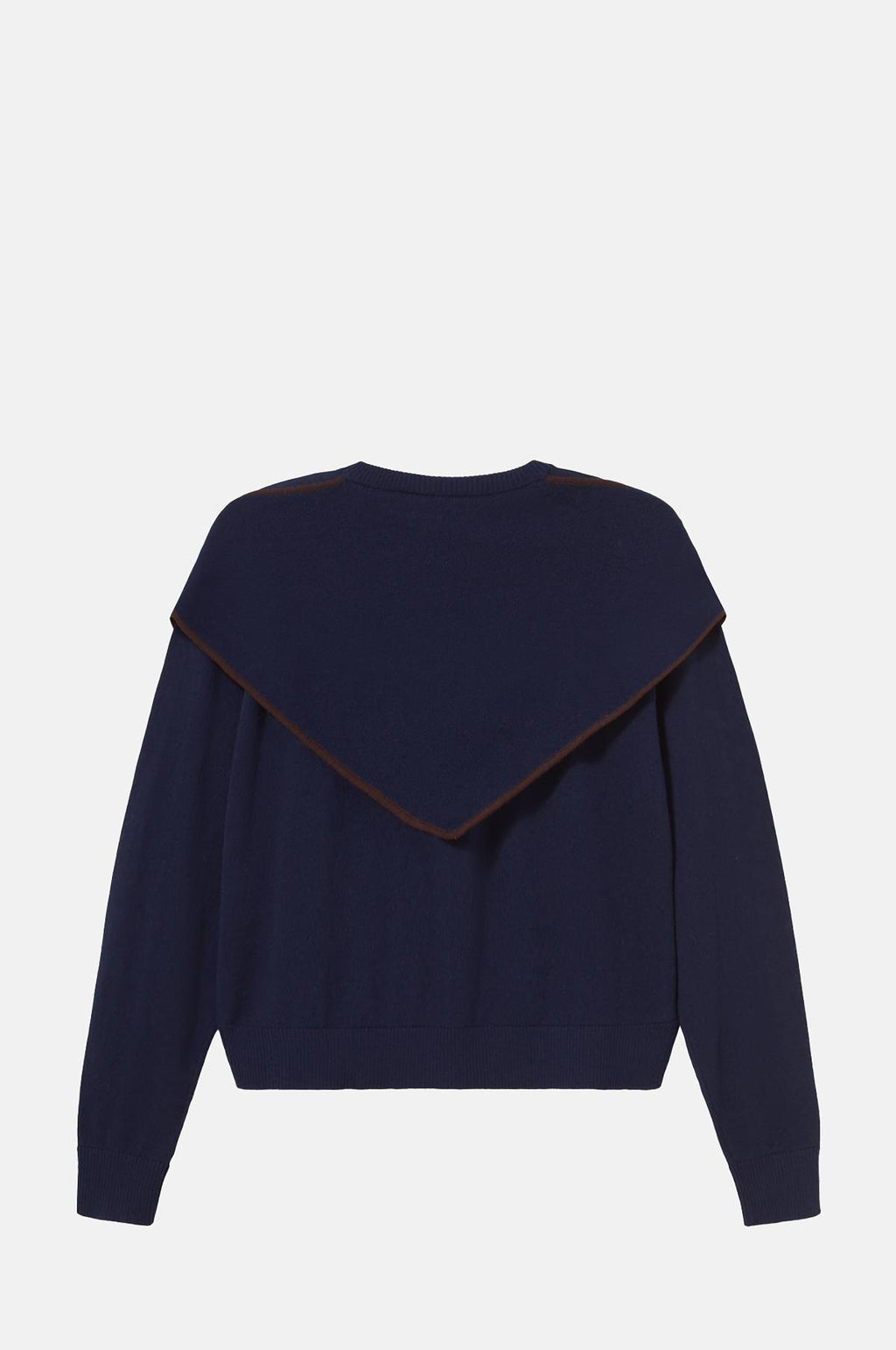 Scarf Neck Lara Cardigan Navy
