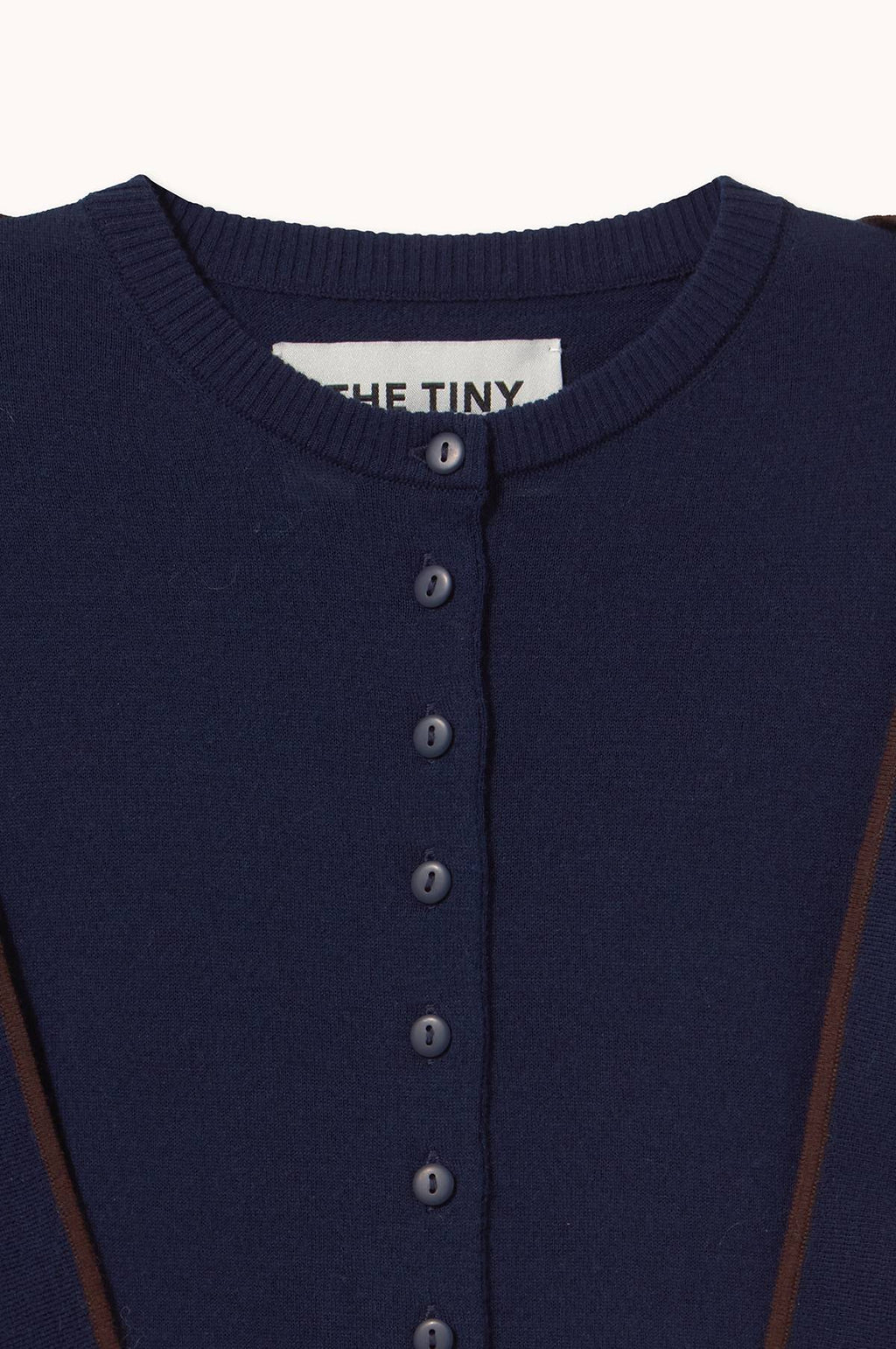 Scarf Neck Lara Cardigan Navy