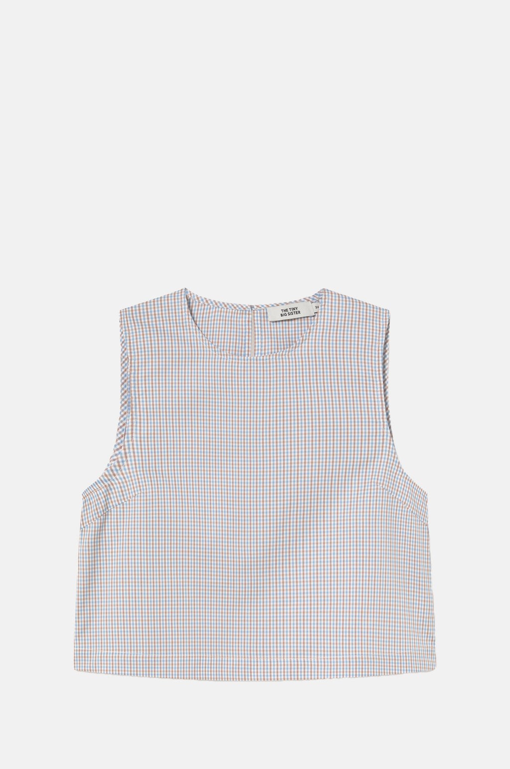 The Tiny Big Sister Small Check Blouse.
