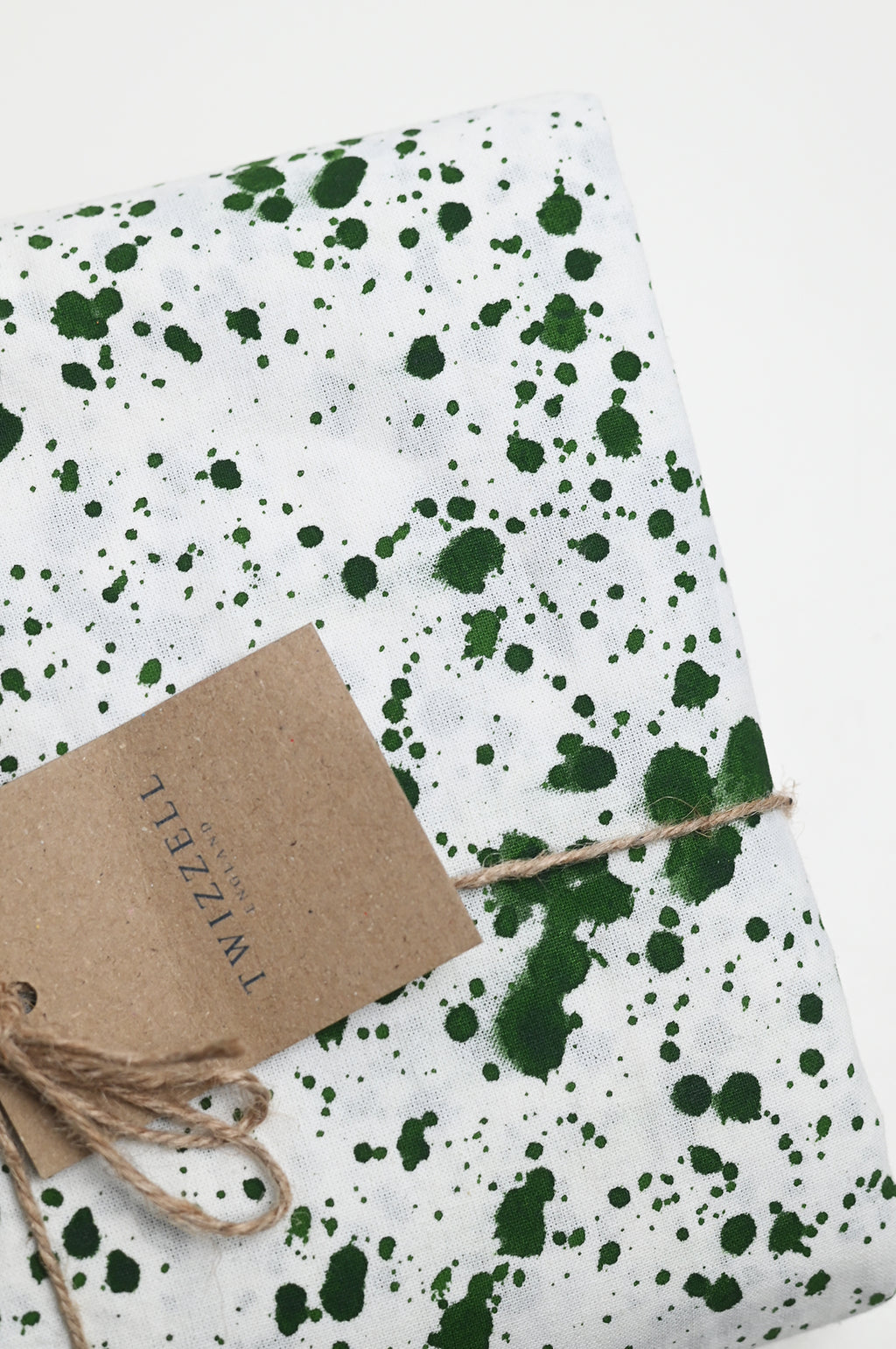 Green Splatter Tablecloth