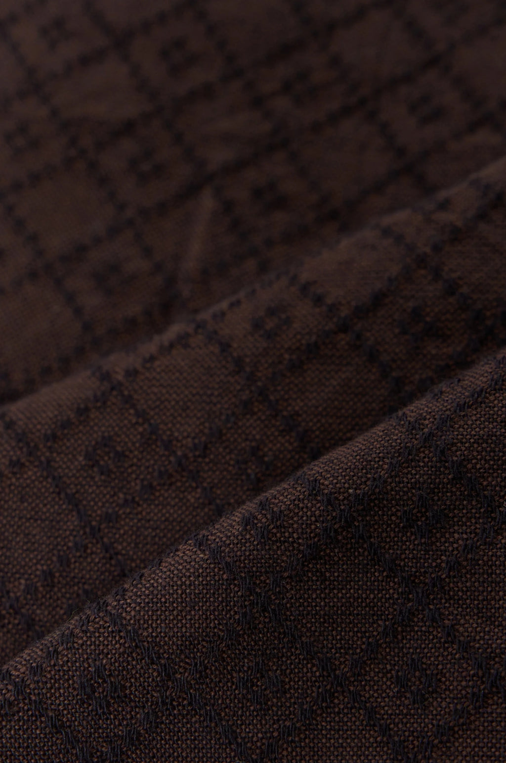 Deck Shirt Diamond Dobby Brown