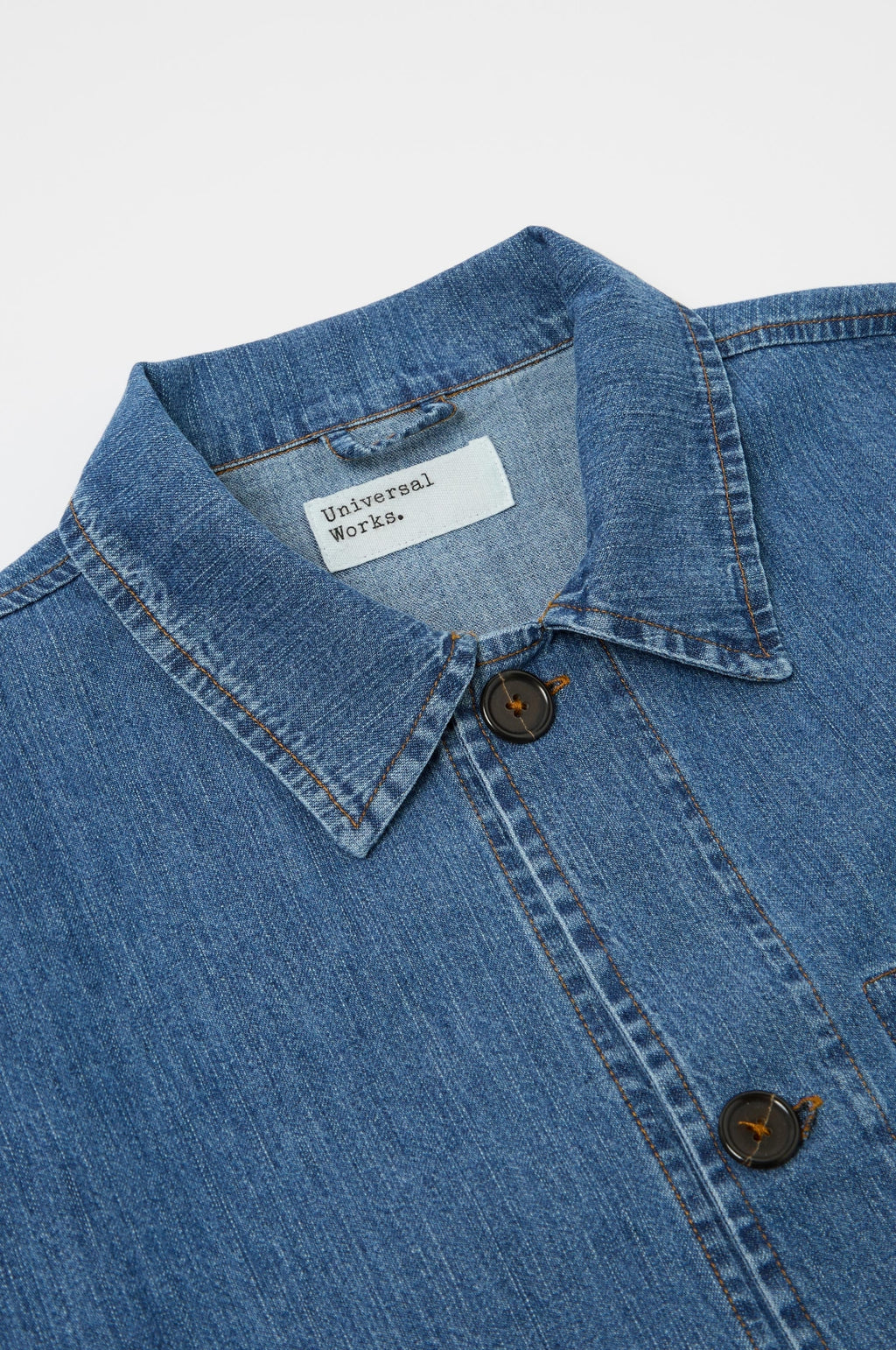 Field Jacket 8OZ Slub Denim Washed Indigo