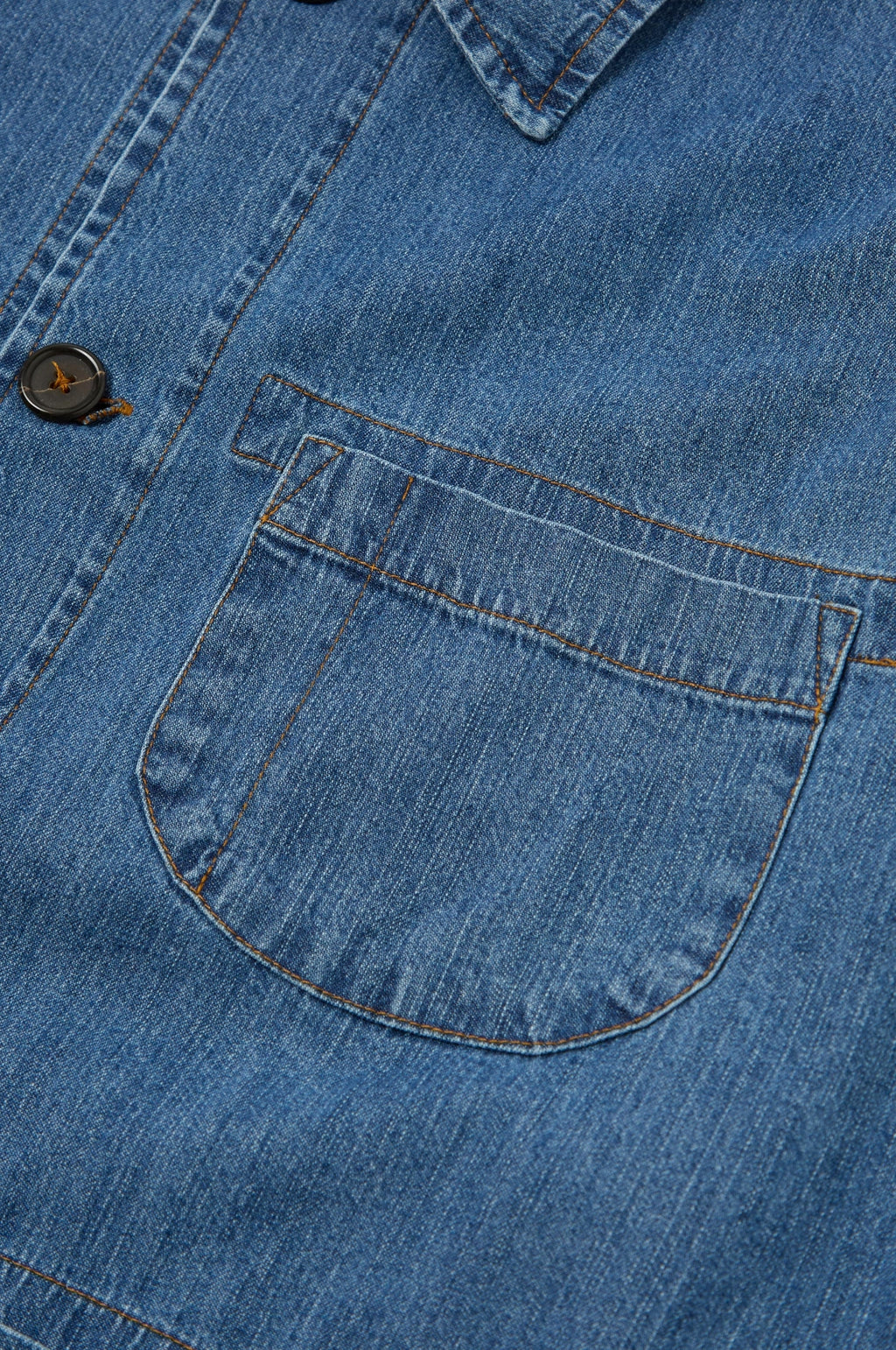 Field Jacket 8OZ Slub Denim Washed Indigo