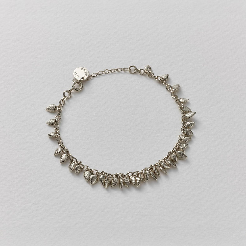 A.M. Quaking Grass Multi-Seed Bracelet Silver