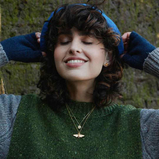 A.M. Limpet Cluster Stud Earrings Silver