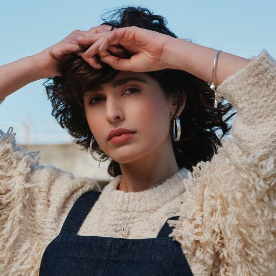 A.M. Mussel & Pearl Necklace Gold