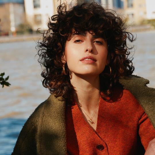 A.M. Kingfisher Necklace Gold