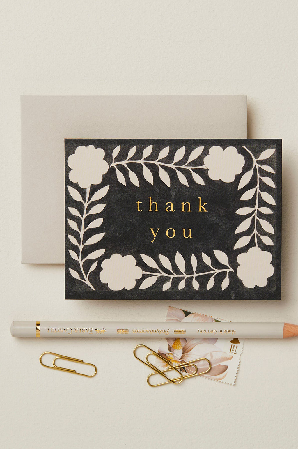 Ink Flora Thank You Mini Card