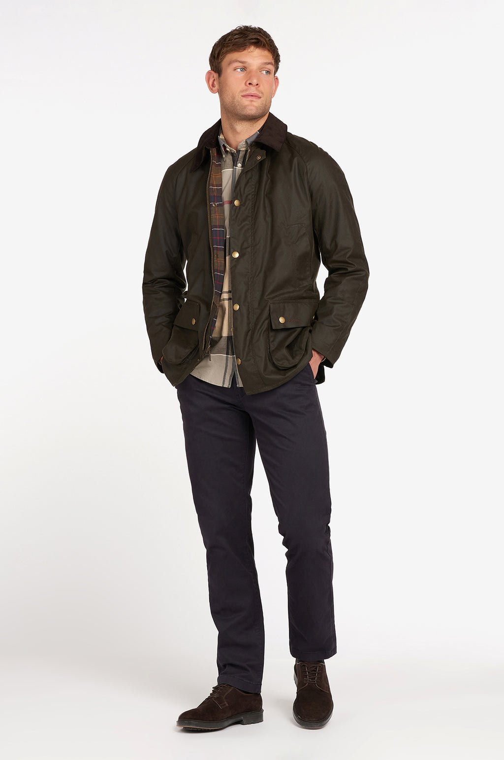 Ashby Wax Jacket Olive