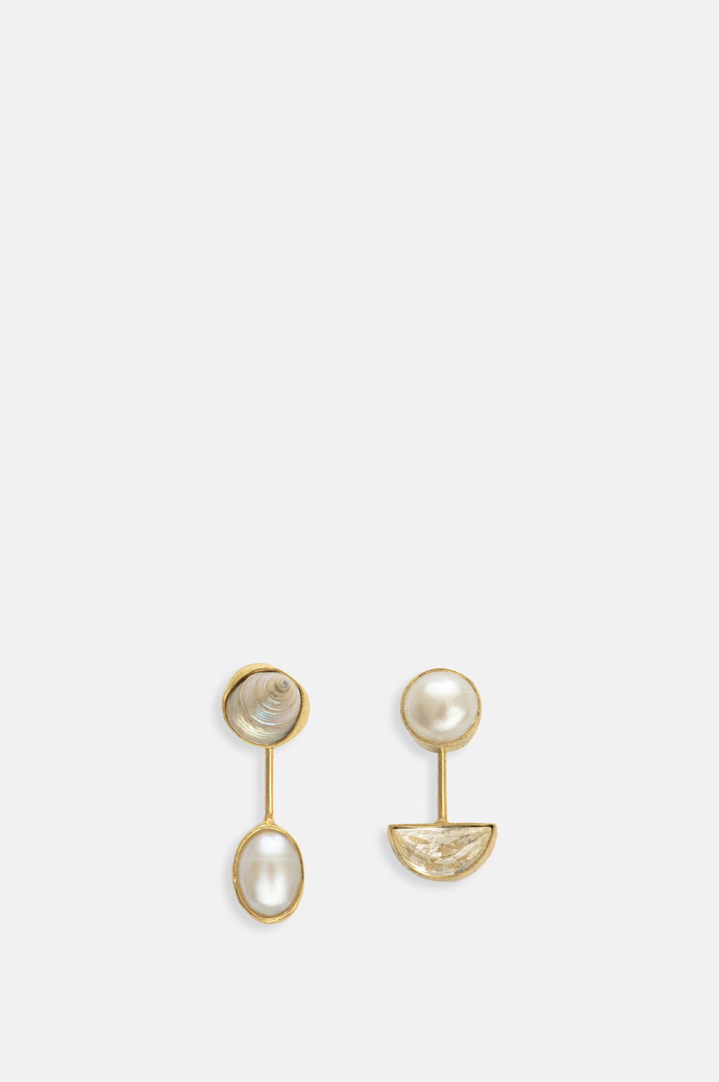 Detachable Drop Pearl Earrings