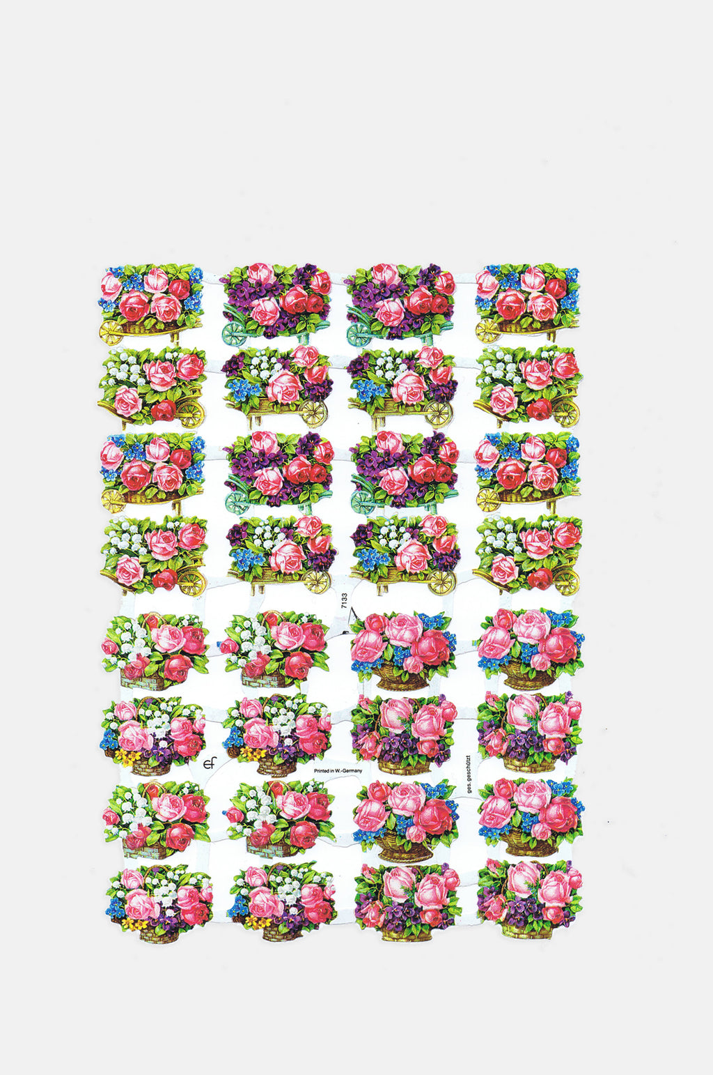 Flowerbaskets Paper Trims