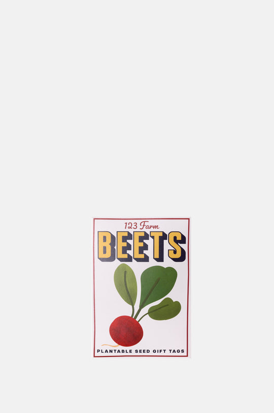 Beets Plantable Seed Gift Tags Pack of 5