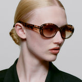 Anma Sunglasses Coquina/Gray Transparent