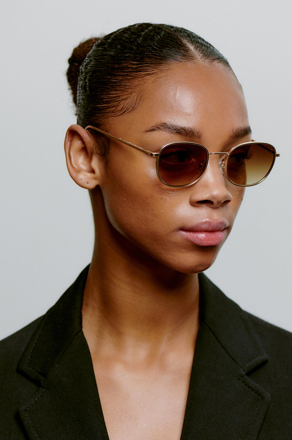 Hello Sunglasses Matte Gold