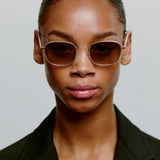 Hello Sunglasses Matte Gold