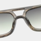 Kaya Sunglasses Striped Horn