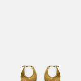 ABOAB Oval Round Hole Gold Hoops.