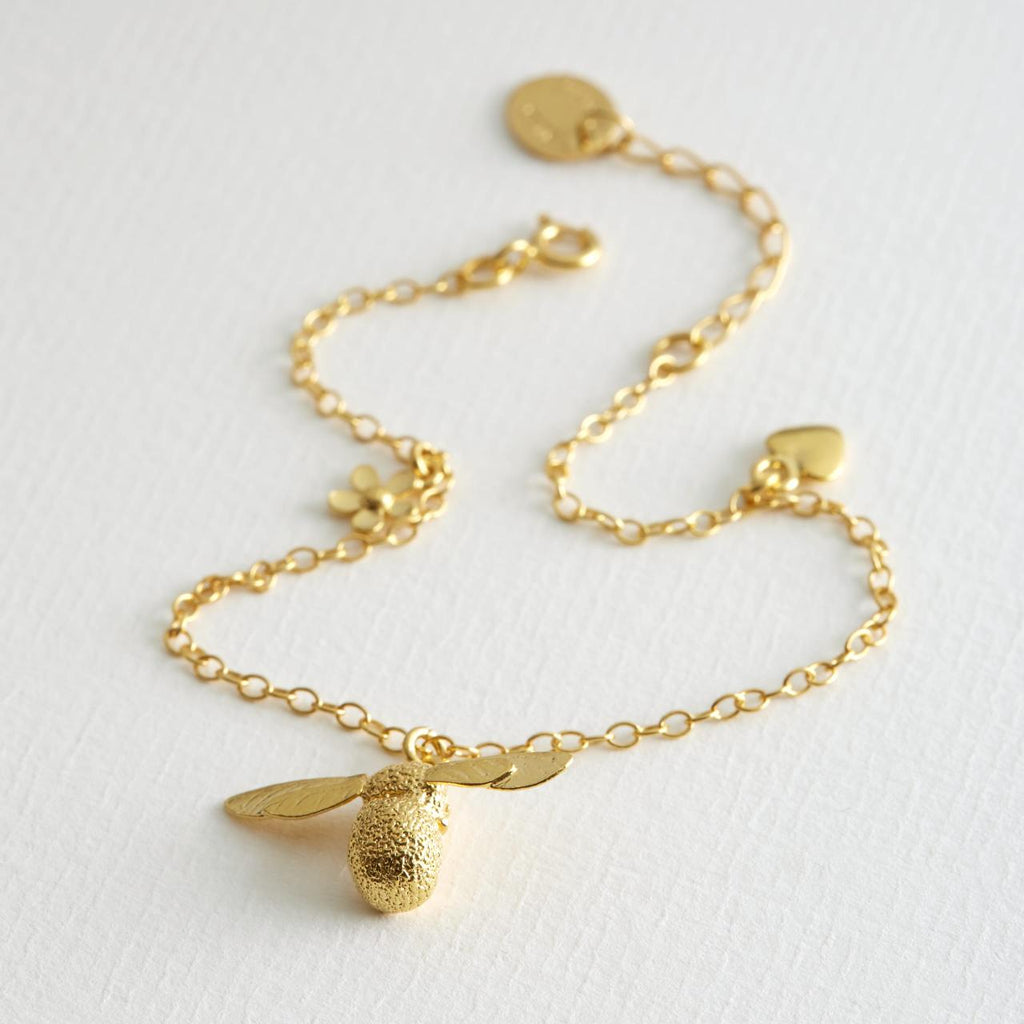 A.M. Baby Bee Bracelet Gold
