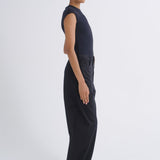 Luna Trouser Structured Twill Obscura