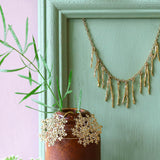 Cow Parsley Bloom Hook Earring Gold