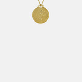 Alex Monroe Embroidery Loop Necklace Gold.