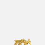 Alex Monroe Forget Me Not Flower Trail Stacking Ring Gold.