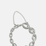 Alex Monroe Linked Kissing Seed Graduated Bracelet Silver.
