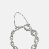 Alex Monroe Linked Kissing Seed Graduated Bracelet Silver.
